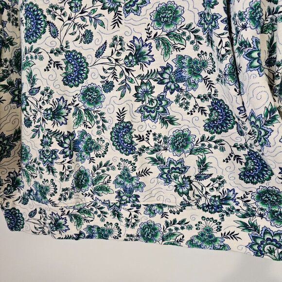 EUC LOFT FLORAL LONGSLEEVES SOFT COTTON SIZE LARGE - Picture 9 of 14